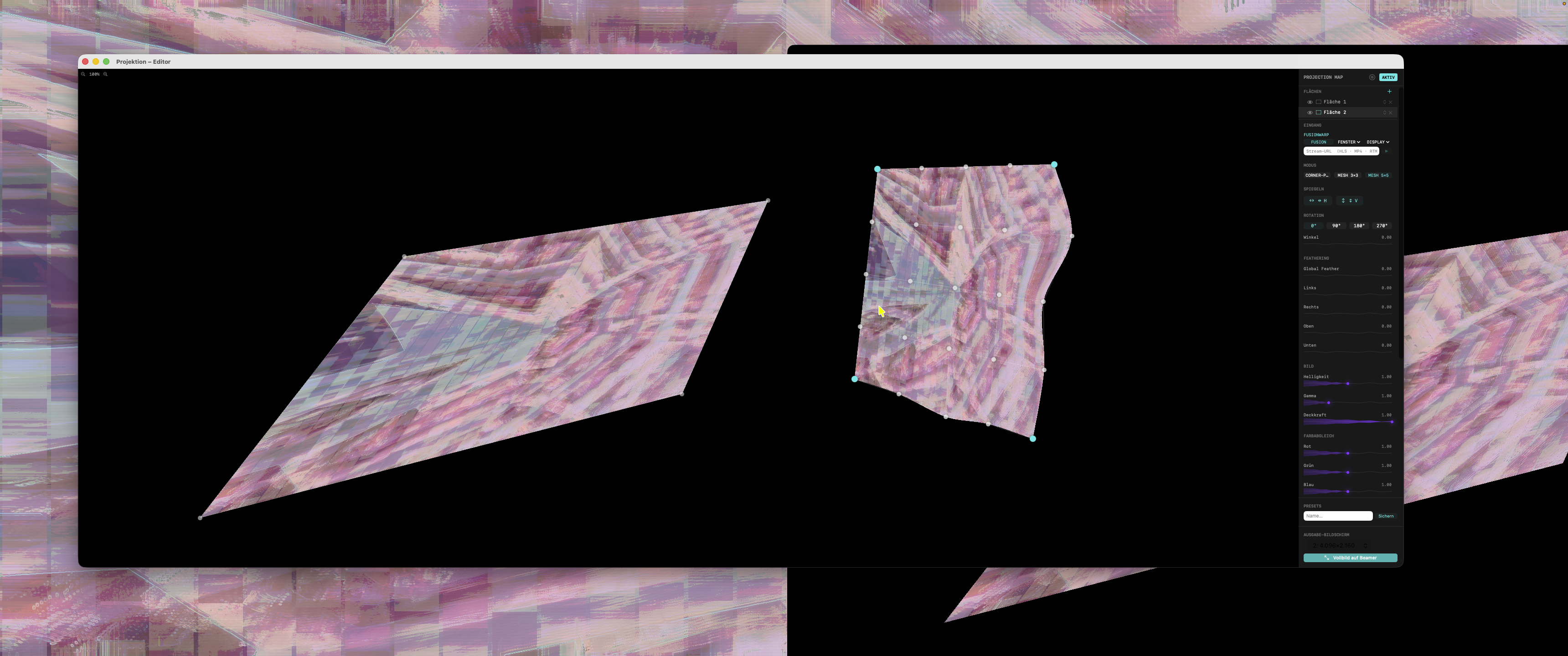 Projection Mapping Editor